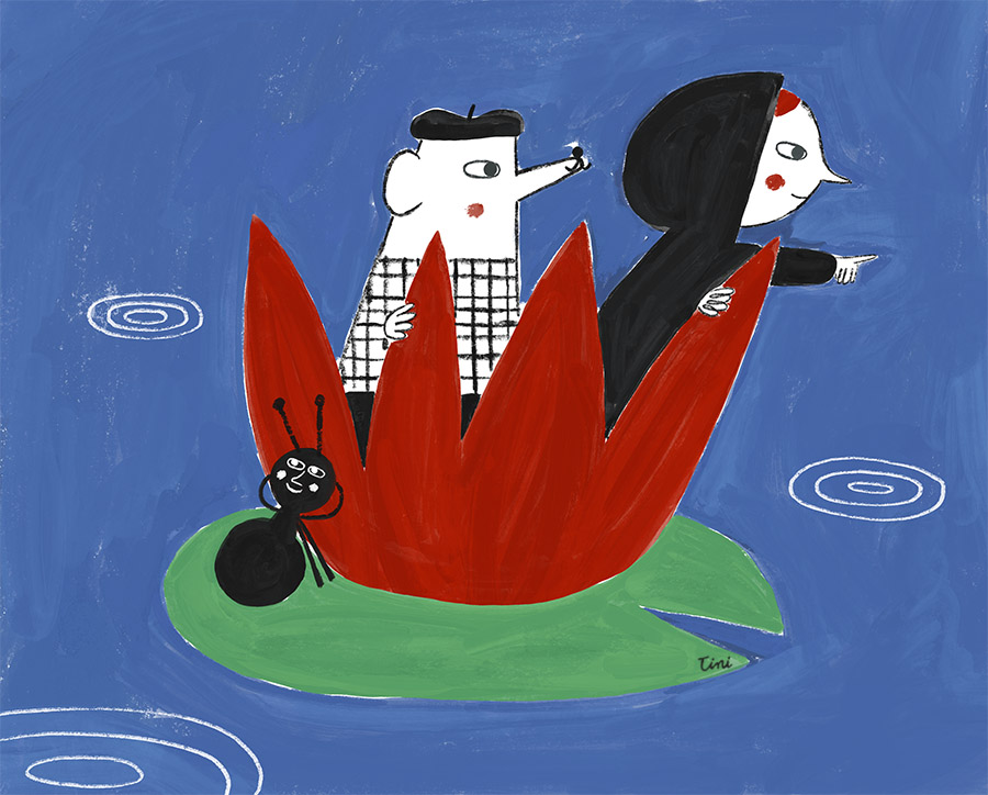 Characters on an adventure