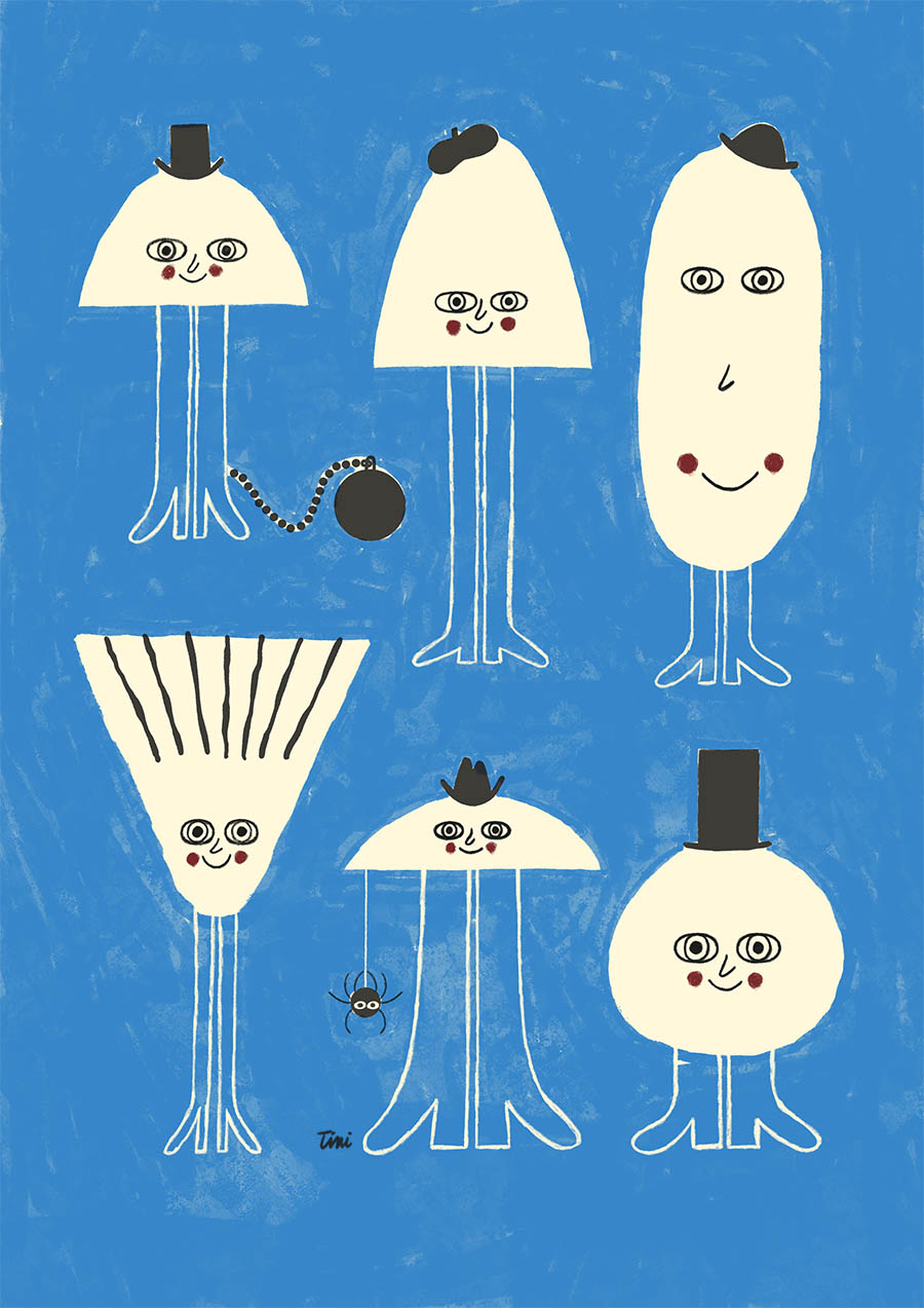 mushroom ghosts