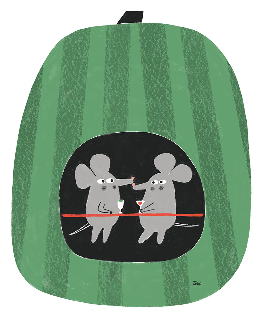 mice in melon