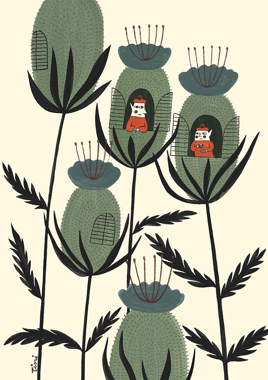 fellows living in thistles