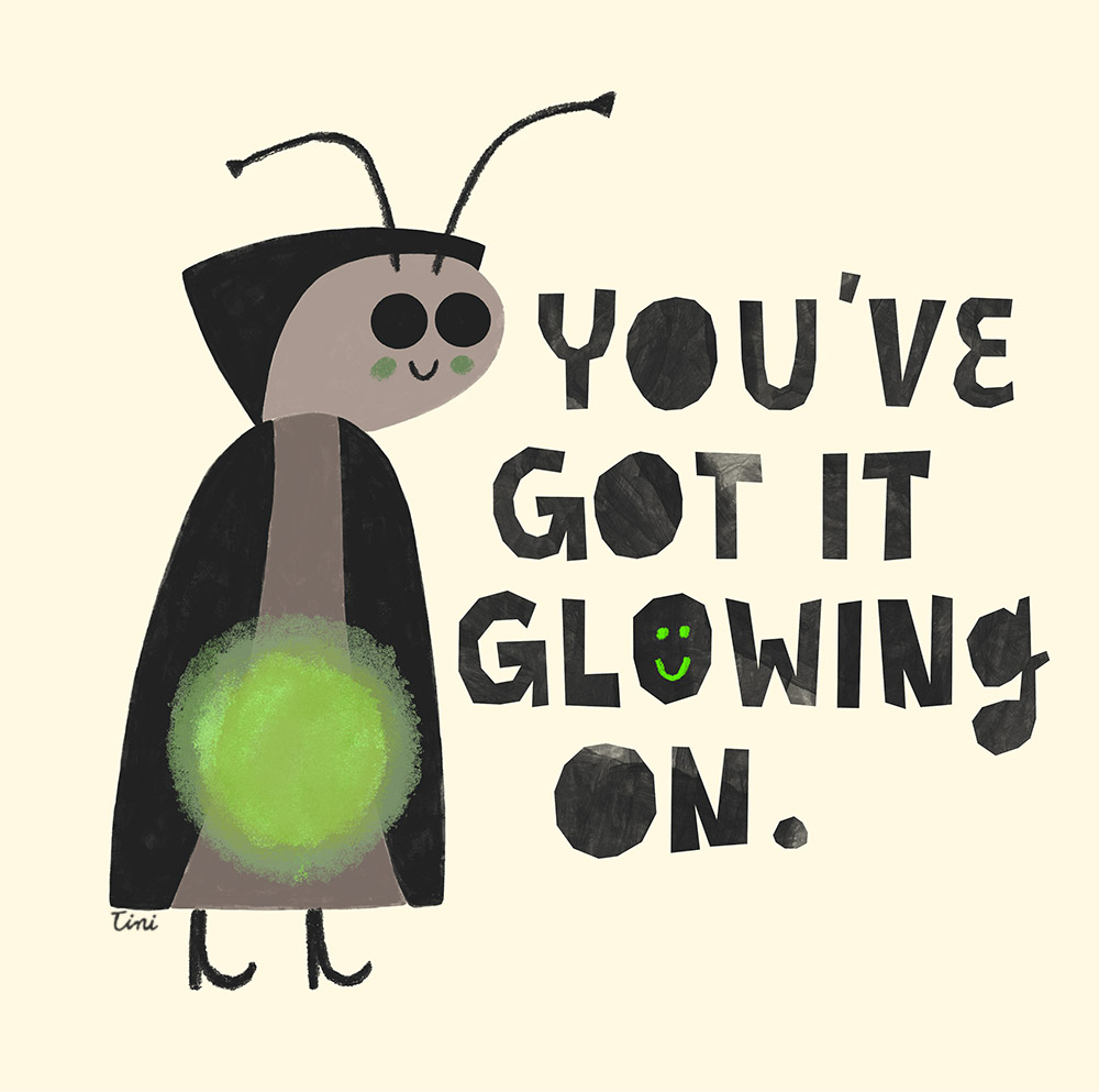 firefly and lettering